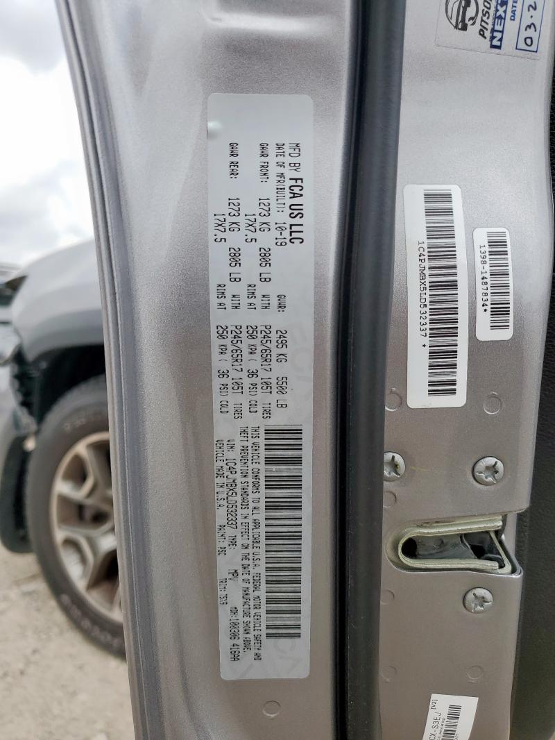 2020 JEEP CHEROKEE T 1C4PJMBX5LD532337