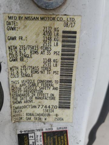 2017 NISSAN FRONTIER S 1N6BD0CT5HN774470