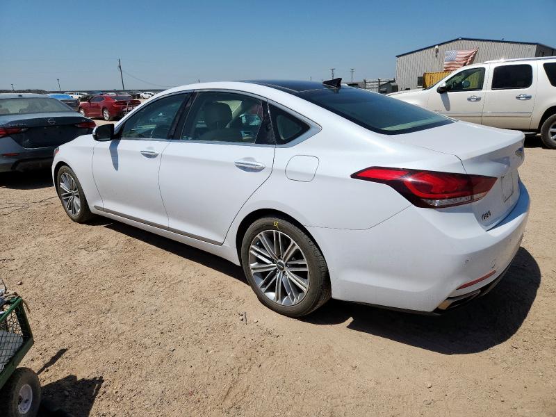 Vin: kmhgn4je6ju216605, lot: 61950305, genesis g80 base 20182