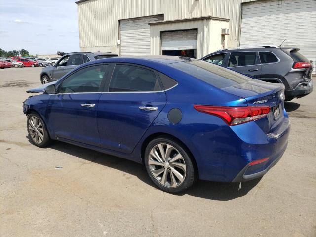HYUNDAI ACCENT LIM 2021 blue  gas 3KPC34A65ME138225 photo #3