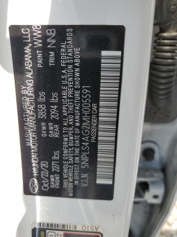 2021 HYUNDAI ELANTRA SE 5NPLS4AG2MH005591