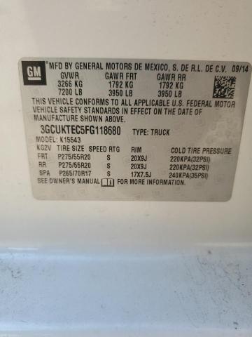 2015 CHEVROLET SILVERADO - 3GCUKTEC5FG118680