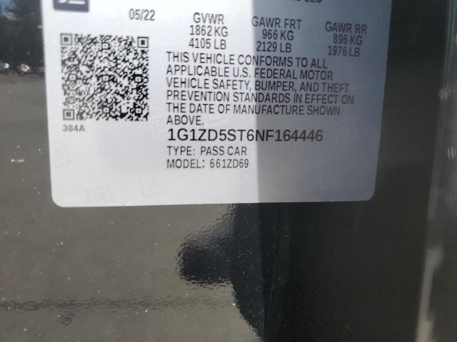 2022 CHEVROLET MALIBU LT - 1G1ZD5ST6NF164446