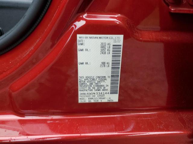 2023 NISSAN ALTIMA SR 1N4BL4CW1PN334144