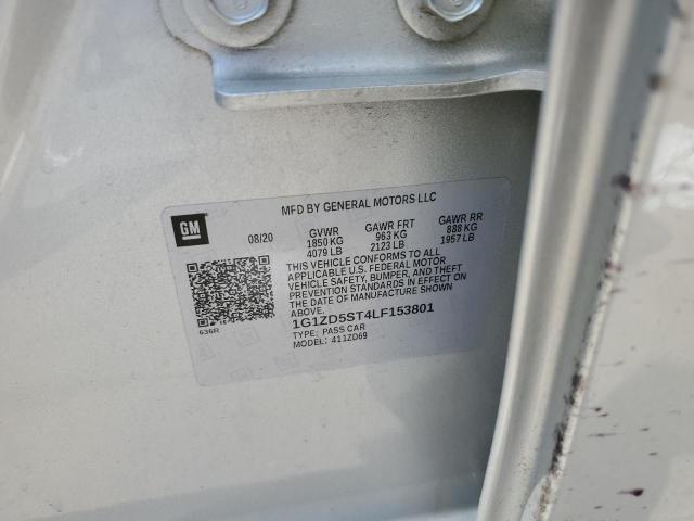 2020 CHEVROLET MALIBU LT 1G1ZD5ST4LF153801