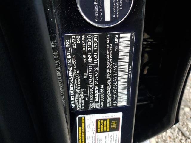 2020 MERCEDES-BENZ GLE 450 4M 4JGFB5KB6LA217594