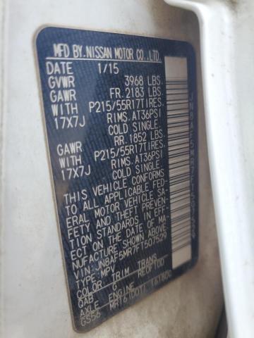 2015 NISSAN JUKE S - JN8AF5MR7FT507529