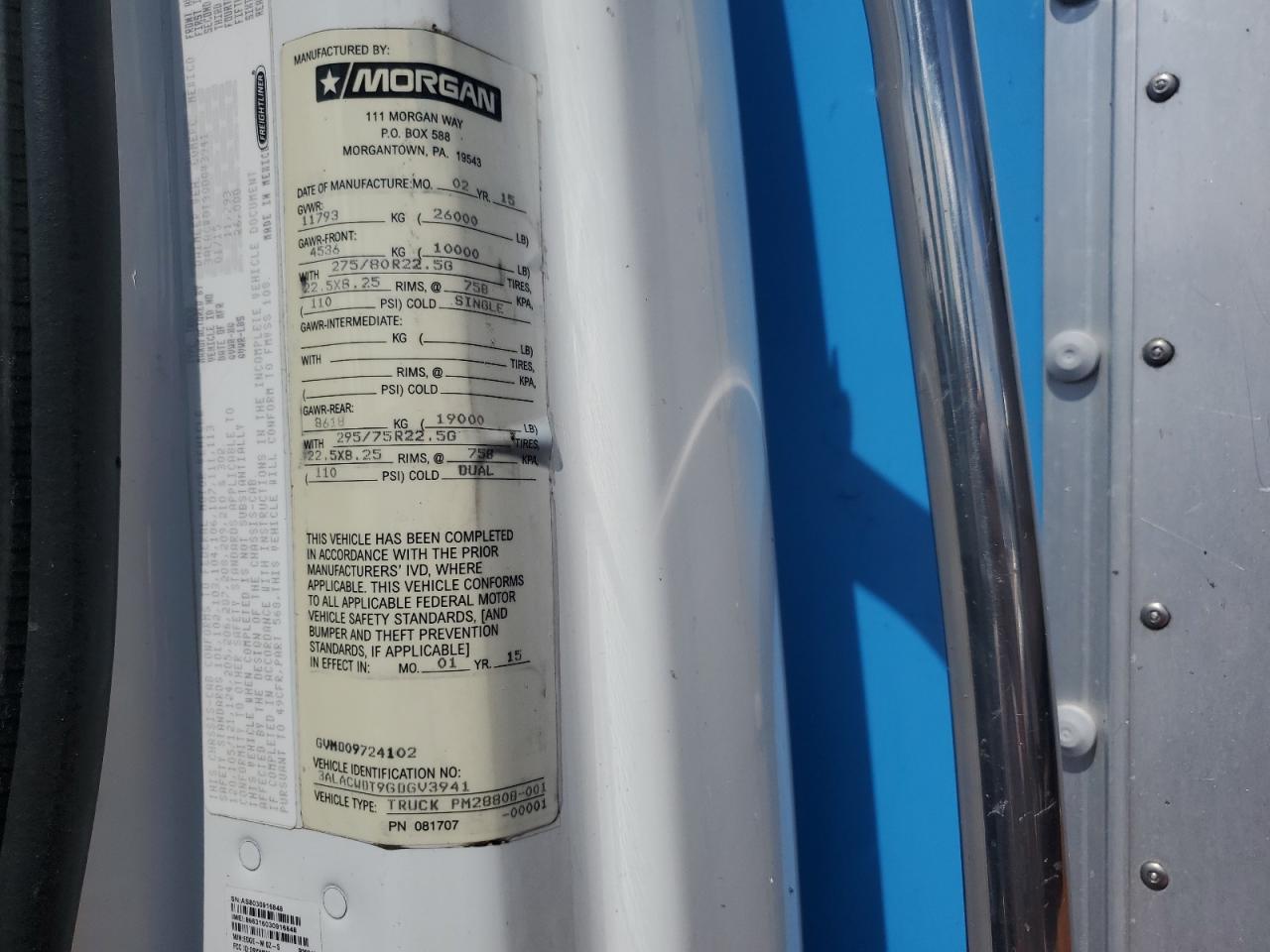 Lot #3297042509 2016 FREIGHTLINER M2 106 MED