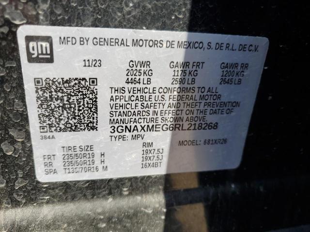 2024 CHEVROLET EQUINOX RS 3GNAXMEG6RL218268
