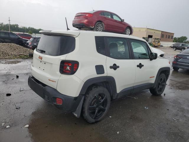 Vin: zaccjbab3hpe58322, lot: 59381615, jeep renegade sport 20173