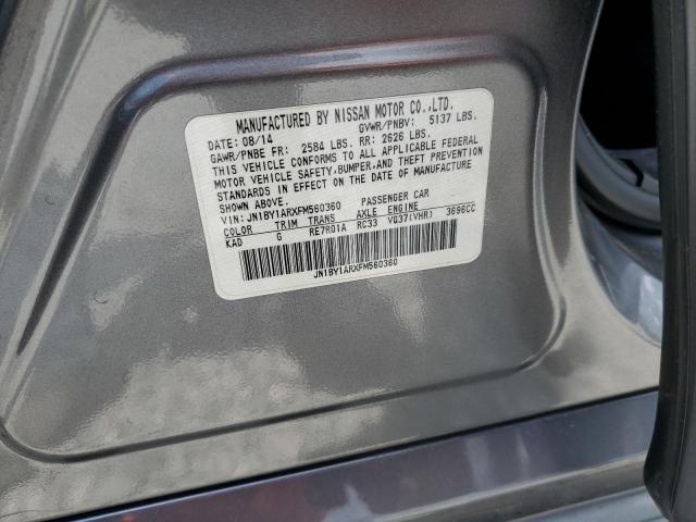 2015 INFINITI Q70 3.7 JN1BY1ARXFM560360