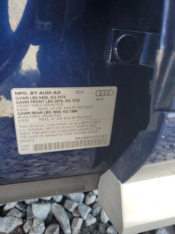 wa1cnafy0j2116879 - 2018 Audi q5 prestige - #61652065
