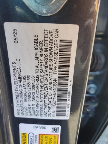 2025 HONDA ACCORD SE 1HGCY1F47SA036644