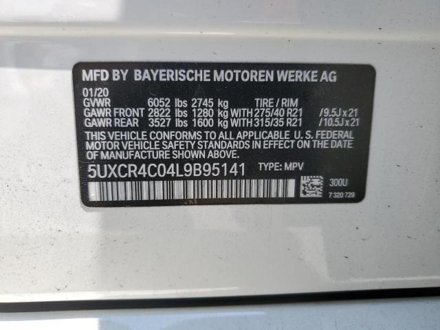 2020 BMW X5 SDRIVE 5UXCR4C04L9B95141