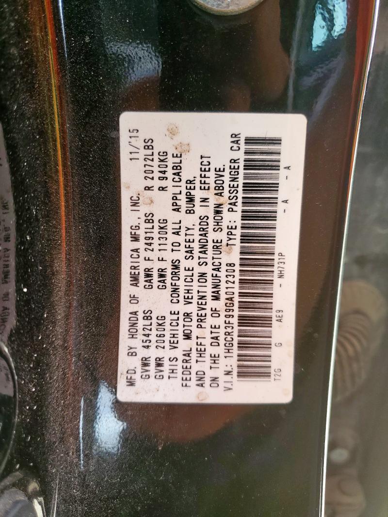 2016 HONDA ACCORD TOU 1HGCR3F99GA012308