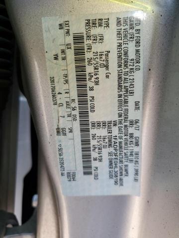 2017 FORD FOCUS SE 1FADP3FE0HL308190