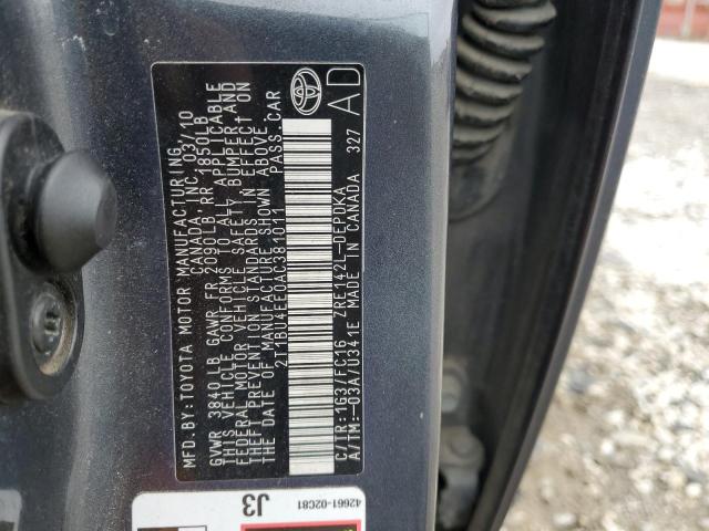 2010 TOYOTA COROLLA BA - 2T1BU4EE0AC381011