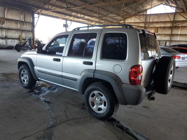 JEEP LIBERTY SP 2004 silver  gas 1J4GK48KX4W147591 photo #3