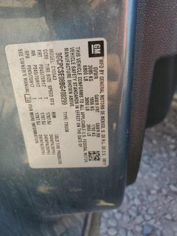 2011 CHEVROLET SILVERADO - 3GCPCSE08BG408299