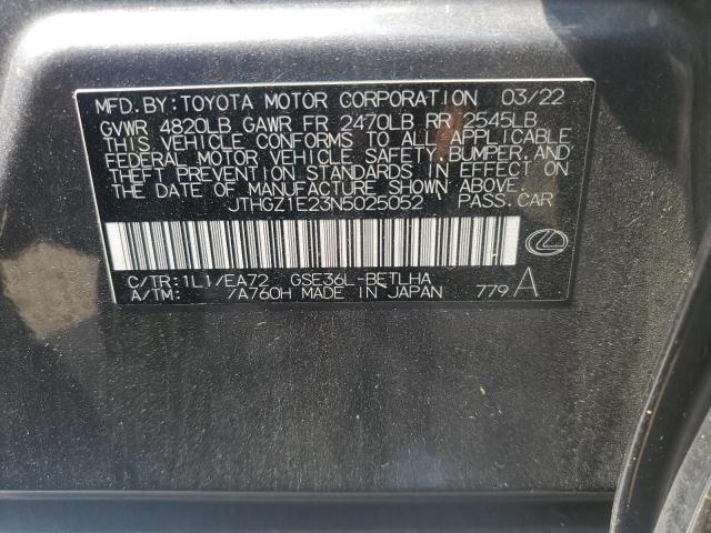2022 LEXUS IS 350 F S JTHGZ1E23N5025052