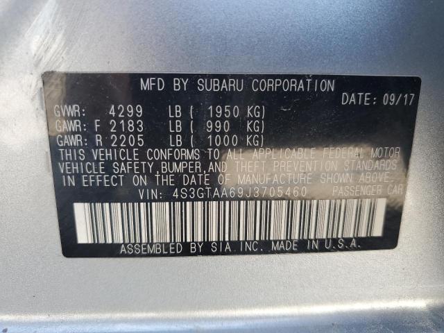 2018 SUBARU IMPREZA - 4S3GTAA69J3705460