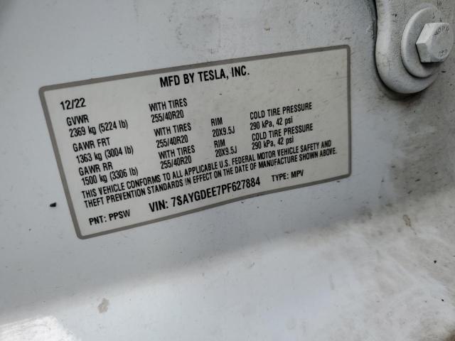 2023 TESLA MODEL Y - 7SAYGDEE7PF627884