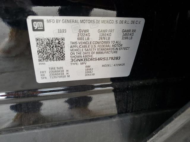 3gnkbdrs4rs179283 - 2024 Chevrolet blazer 3lt - #60688155