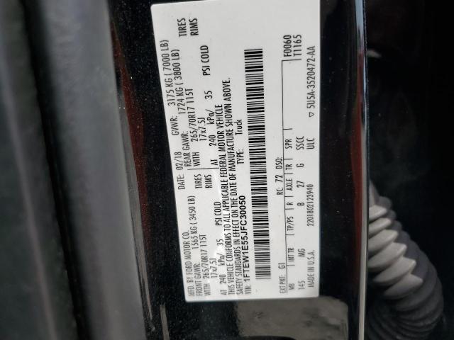 2018 FORD F150 SUPER 1FTEW1E55JFC30050