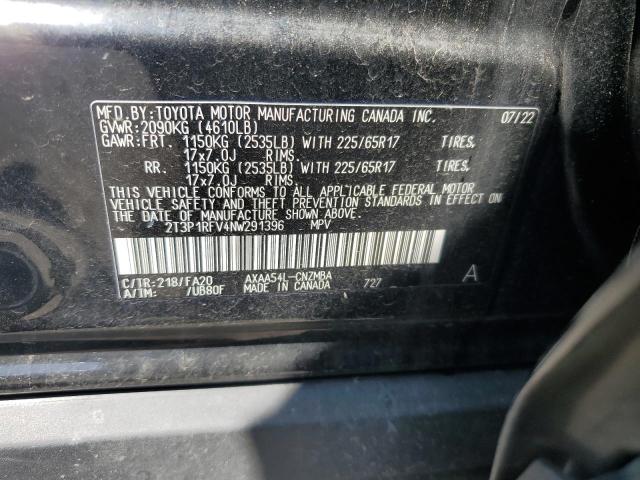 2022 TOYOTA RAV4 XLE - 2T3P1RFV4NW291396