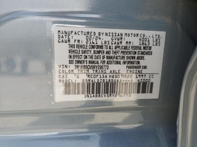 2024 NISSAN SENTRA SV 3N1AB8CV5RY296773