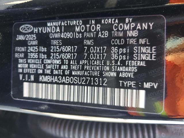 2025 HYUNDAI KONA SE - KM8HA3AB0SU271312