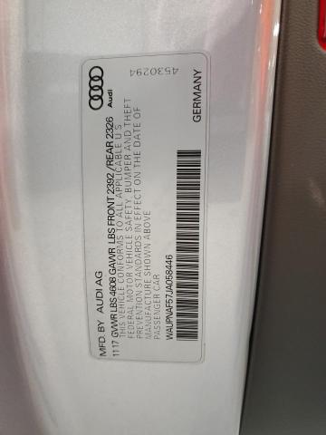 2018 AUDI A5 PREMIUM WAUPNAF57JA058446