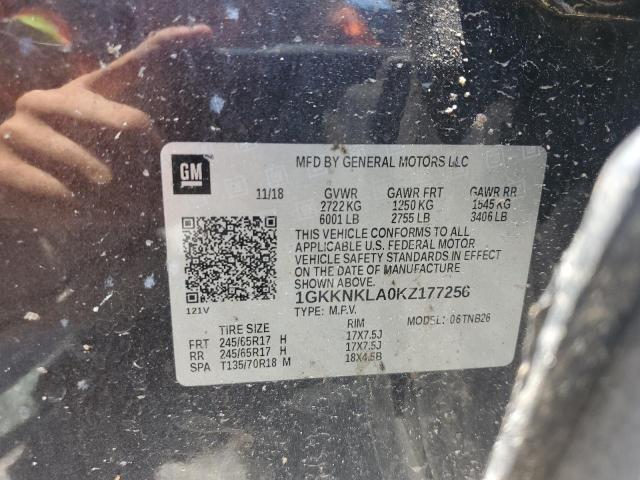2019 GMC ACADIA SLE 1GKKNKLA0KZ177256