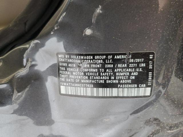 2017 VOLKSWAGEN PASSAT S - 1VWAT7A36HC077623