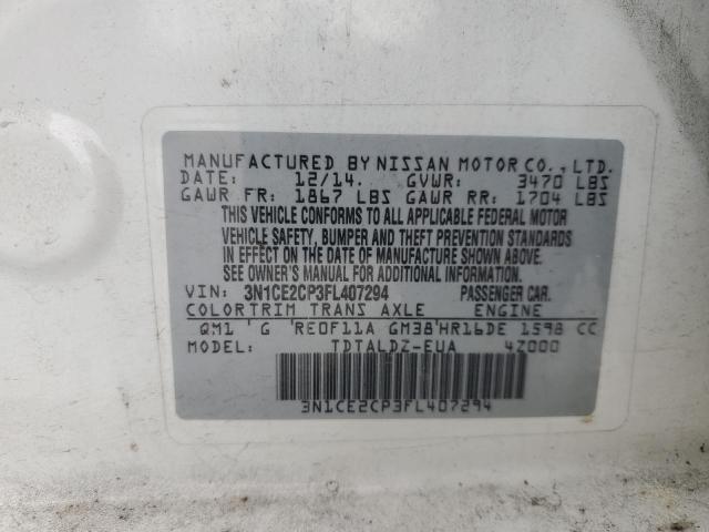 2015 NISSAN VERSA NOTE - 3N1CE2CP3FL407294