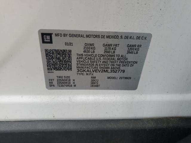 2021 GMC TERRAIN SL 3GKALVEV2ML352779