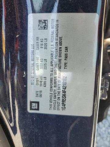 2015 BUICK VERANO CON 1G4PR5SK4F4210162