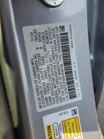 2024 HONDA CIVIC SPOR - 2HGFE2F5XRH546146