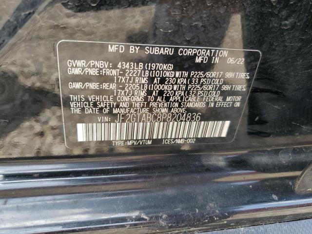 2023 SUBARU CROSSTREK JF2GTABC8P8204836