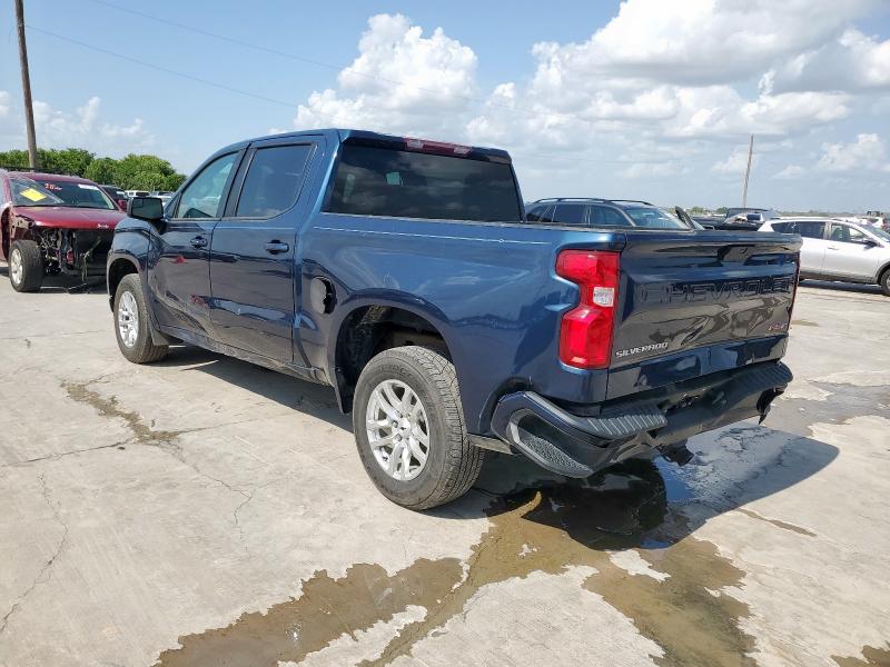 CHEVROLET SILVERADO 2022 blue  Gasoline 3GCPWDEDXNG218403 photo #3