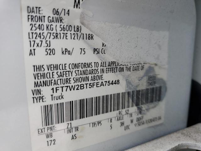 2015 FORD F250 SUPER 1FT7W2BT5FEA75448