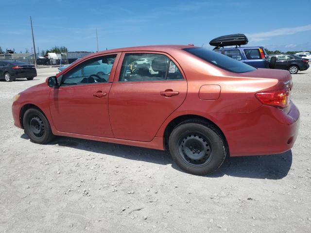 TOYOTA COROLLA BA 2009 red sedan 4d gas JTDBL40E899019584 photo #3