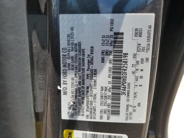 2015 FORD FUSION SE - 3FA6P0HD3FR258198