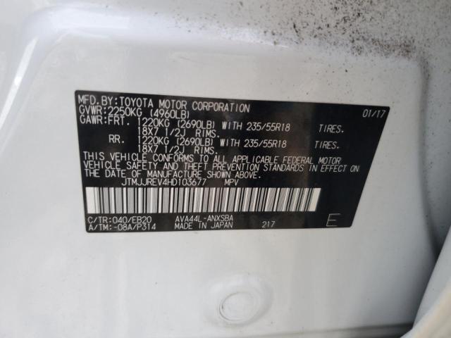 2017 TOYOTA RAV4 HV SE JTMJJREV4HD103677