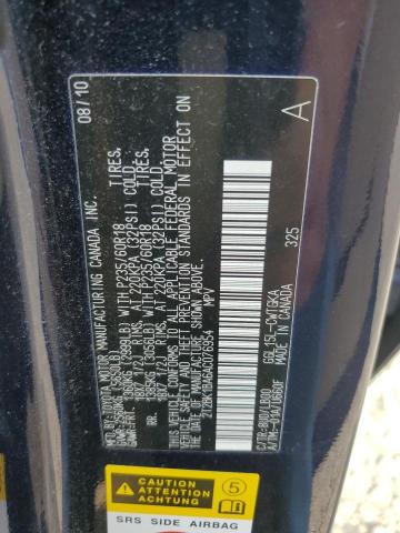 2010 LEXUS RX 350 - 2T2BK1BA6AC076954