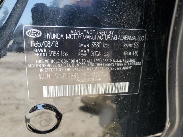 2018 HYUNDAI ELANTRA EC 5NPD94LA9JH322787