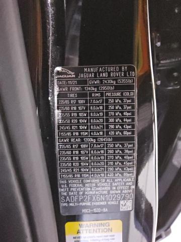2022 JAGUAR E-PACE SE - SADFP2FX6N1029790