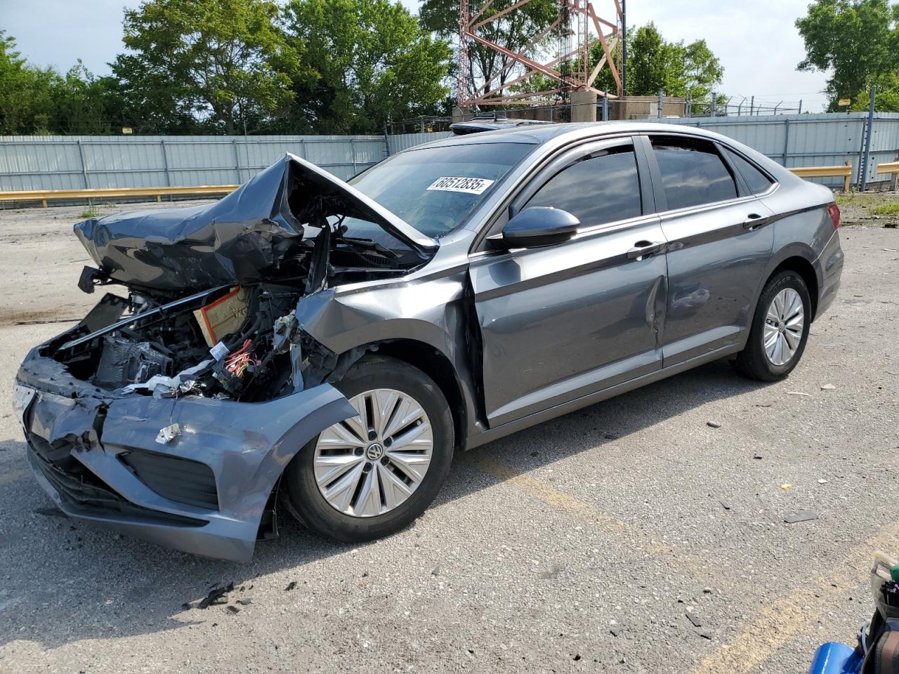 Lot #3255505047 2019 VOLKSWAGEN JETTA S