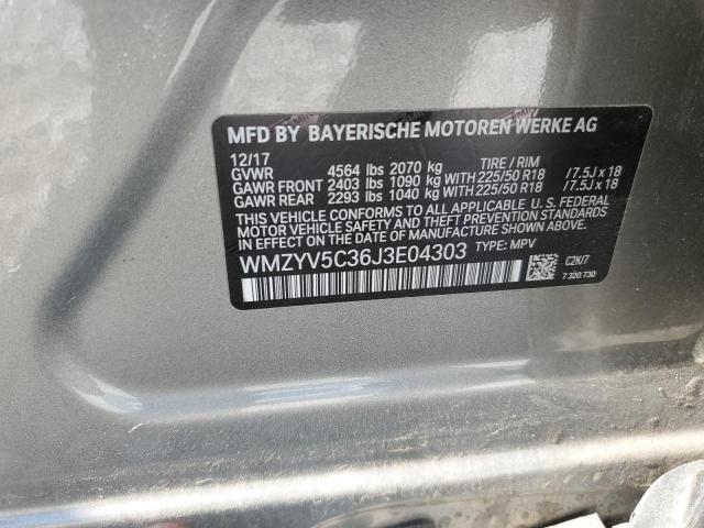 2018 MINI COOPER COU WMZYV5C36J3E04303