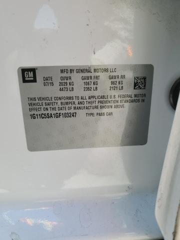 2016 CHEVROLET MALIBU LIM - 1G11C5SA1GF103247